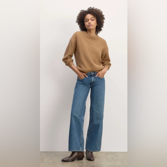 Everlane Sweaters - EVERLANE THE COCOON CREW IN ALPACA, SIZE XS